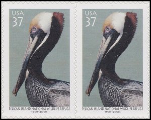 US 3774 Pelican Island 37c horz pair MNH 2003