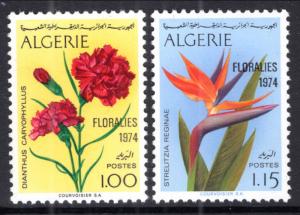 Algeria 518-519 Flowers MNH VF