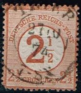 Germany 1874,Sc.#27 used Large figures over central eagle