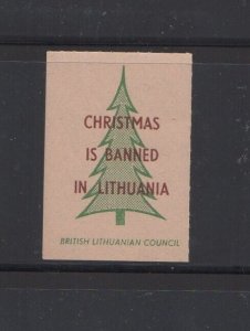 British Propaganda- British Lithuanian Council, Christmas is Banned in Lithuania