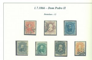 BRAZIL 1866/88  EMPIRE - Dom Pedro small specialized collection
