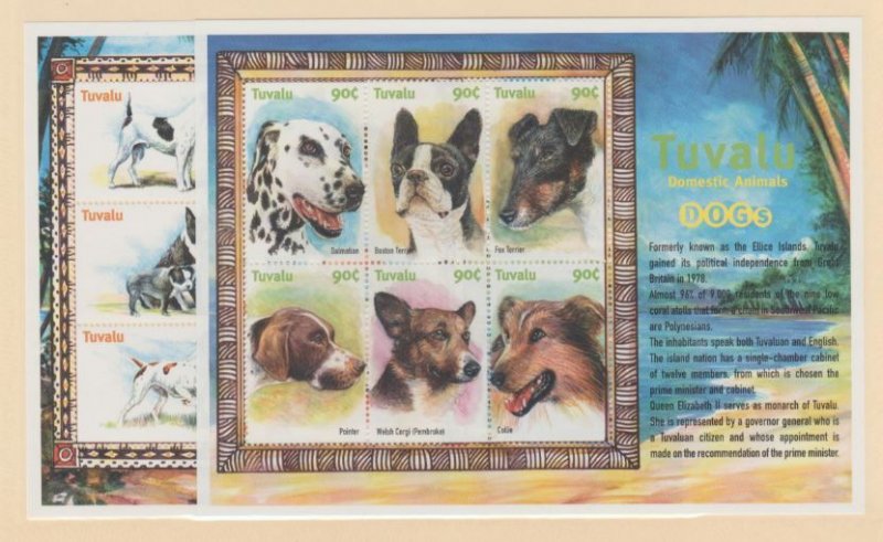 Tuvalu Scott #837-838 Stamps - Mint NH Souvenir Sheet Set