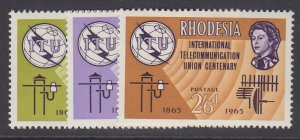 Rhodesia, Scott 200-202 (SG 351-353), MNH