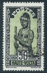 Upper Volta, Sc #54, 50c Used
