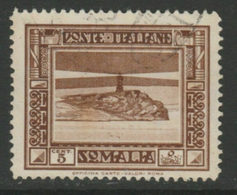 Somalia 1935-38 5c Perf. 14 Usato Italia Colonie Italy Colony A18P13F184