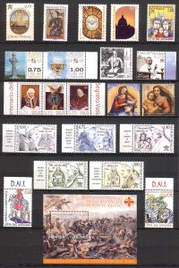 2012 Vatican City - Sc# 1493-1514 - Complete year set - MNH**