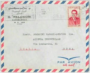 45060 - MOROCCO Morocco POSTAL HISTORY - Airmail LETTER to ITALY 1965-