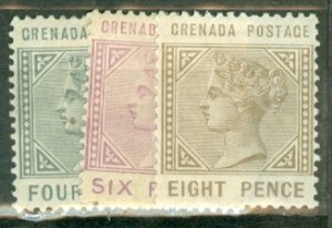 HZ: Grenada 20, 22-5 mint CV $48.25; scan shows only a few