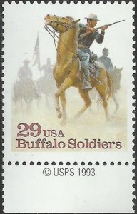 # 2818 MINT NEVER HINGED ( MNH ) BUFFALO SOLDIERS