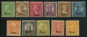 United States #658-668 Mint Set