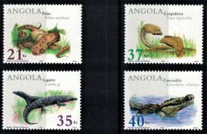 ANGOLA 2002 - Reptiles / complete set MNH