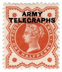 (I.B) QV Telegraphs : Army Telegraphs ½d