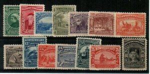 Newfoundland Scott 61-74 Mint hinged (nice quality set, no remnants) [TE864]