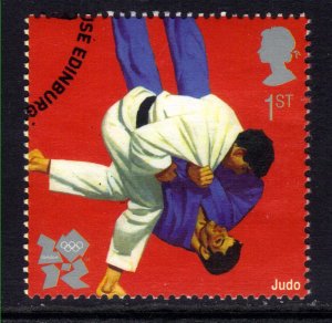 GB 2009 QE2 1st Olympic & Paralympics Judo SG 2986  Ex Fdc ( H102 )