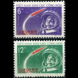 VIET NAM NORTH 1961 - Scott# 160-1 Space Set of 2 NH