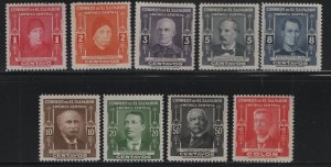 SALVADOR  596-604 MINT HINGED,   SET