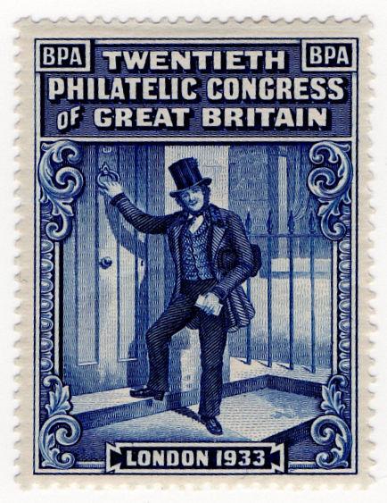 (I.B) Cinderella : 20th Philatelic Congress (London 1933)