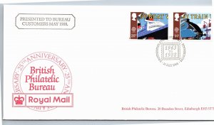 25th ANNIVERSARY ROYAL MAIL PHILATELIC BUREAU PRESENTED TO CUSTOMERS APRIL 1990