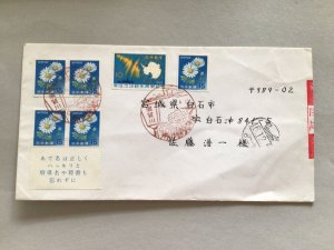 Japan multi stamps 1965  postal cover 66211 
