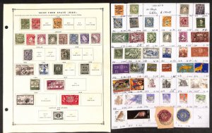 Ireland Stamp Collection on 6 Scott International Pages, 1922-1950 (BE)