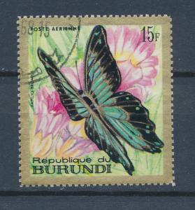 Burundi 1968 Scott  C70 used - 15 fr, Butterfly