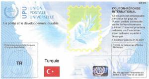 TURKEY - (IRC) INTERNATIONAL REPLY COUPON (exp. 31.12.2021) (MINT), MNH