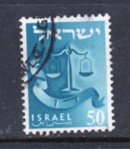 Israel  Scott # 109 used single