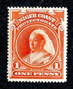 1894 Niger coast Sc.#44 MNH** ( 834 BCXX )