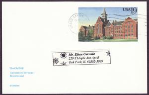 UX159 Old Mill used postal card