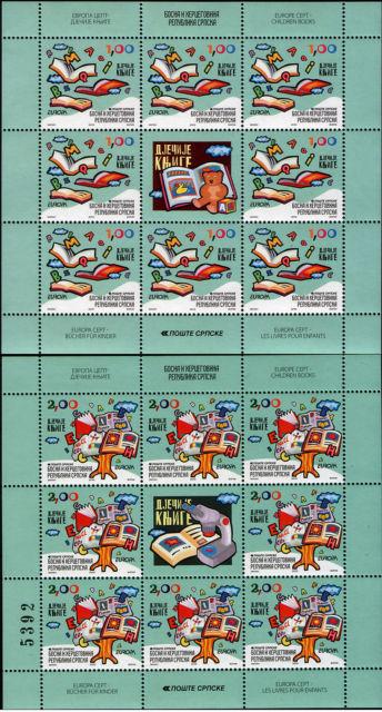 Bosnia Serbia 2010 Europa CEPT Children book sheet MNH