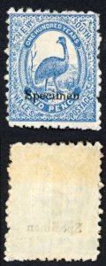 NSW SG254ea 2d chalky blue opt Specimen