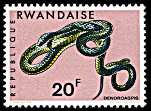 Rwanda 200, MNH, Snake, Green Mamba