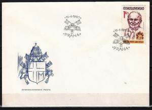 Czechoslovakia, Scott cat. 2787. Pope John Paul II issue. First day cover. ^