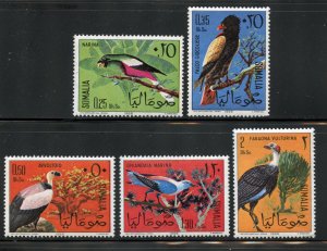 Somalia #287-91, Mint Never Hinge.