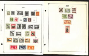 Niue & Norfolk Stamp Collection on 23 Scott International Pages, 1902-1976