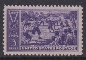 855 Baseball Centennial MNH