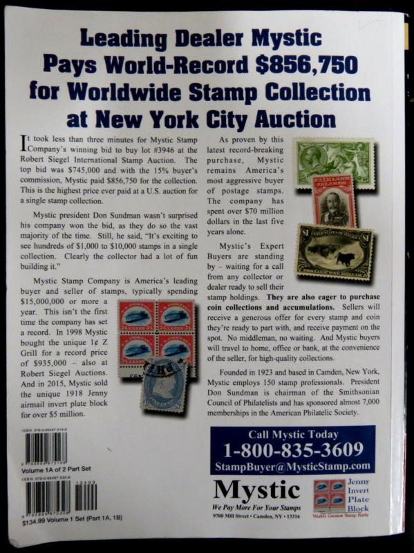 Scott Stamp Catalog 2018 Volume 1A & 1B - COUNTRIES A-B (USED) 