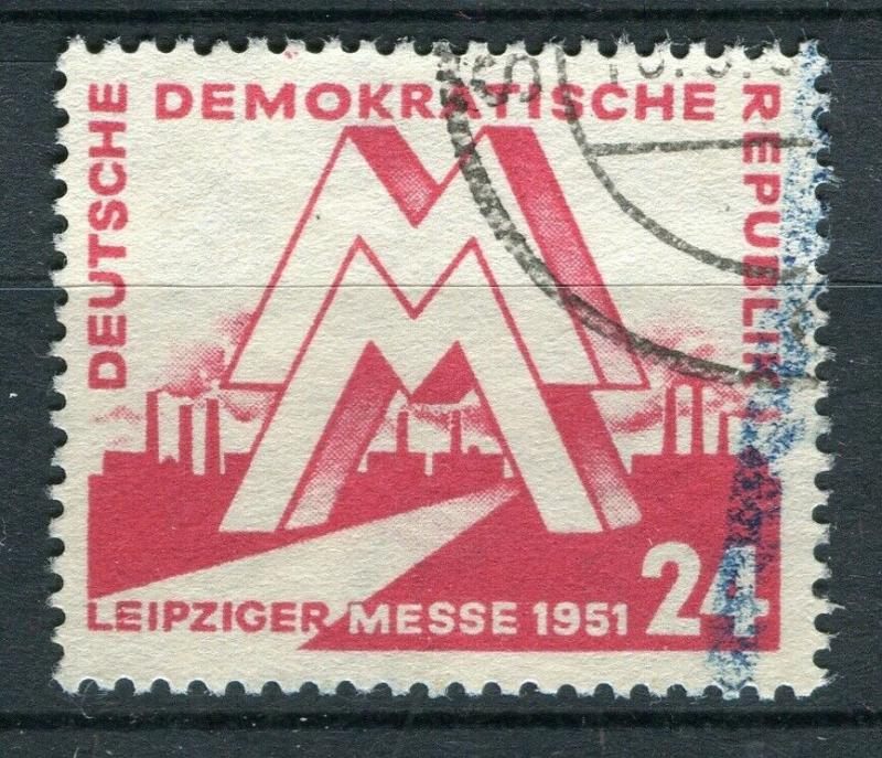 GERMANY; 1951 early Spring Fair issue fine used 24pf. value