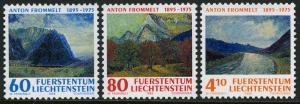 Liechtenstein 1048-1050, MI 1108-1110, MNH. Paintings by Anton Frommelt, 1995