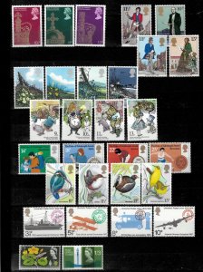 Great Britain year 1948-1975 ☀ excellent MNH stamps collection 4 scans