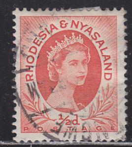 Rhodesia & Nyasaland 141 Queen Elizabeth II 1954