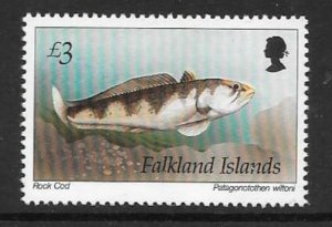 FALKLAND ISLANDS SG711 1994 £3 MARINE LIFE MNH