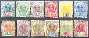 SARAWAK 1899 SIR CHARLES BROOKE  FULL SET MHOG