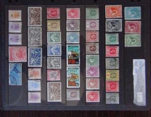 Qv - QE2 Collection Niger Nigeria KGV 4d 6d N Rhodesia Northern Nigeria MM Used