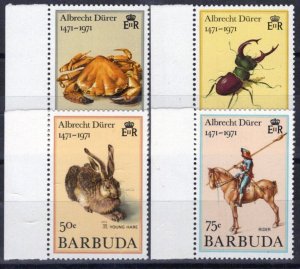 ZAYIX Barbuda Unauthorized Set MNH Insects Horses Marine Life 062723S43M