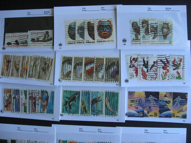 USA a nice wee group 37 different complete sets in sales cards, check them out!