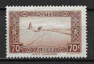 Algeria 93 70c Traval Across the Sahara single MLH