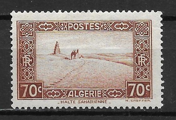 Algeria 93 70c Traval Across the Sahara single MLH