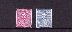 Ireland-Sc#153-4- id6-unused LH set-John Henry Cardinal Newman-1954 -