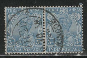 India Scott # 114, used, pair